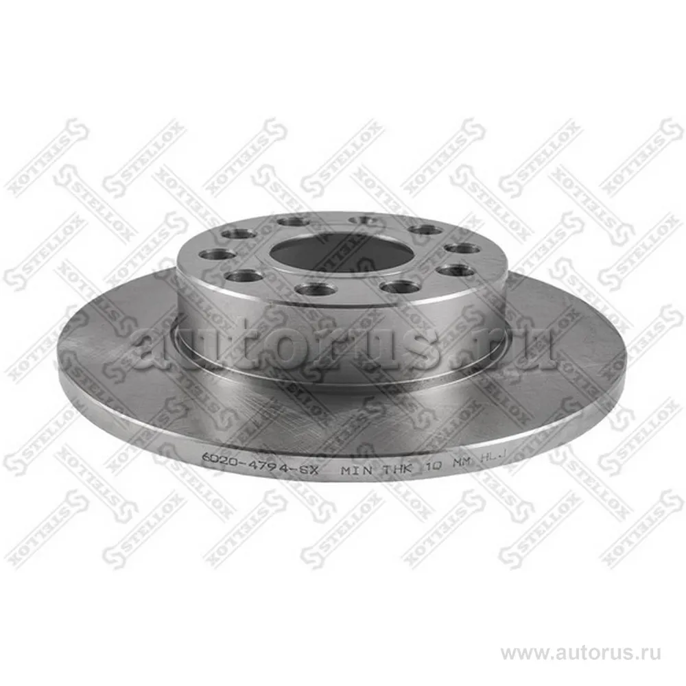 Диск тормозной задний AUDI A3, SKODA OCTAVIA, VW TOURAN 1.4-2.0TD STELLOX 60204794_SX