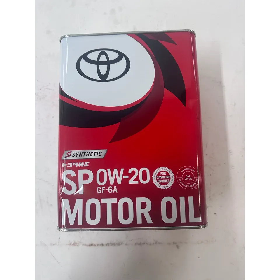 Масло моторное TOYOTA MOTOR OIL SP 0W-20 синтетическое 4 л УЦЕНКА! 08880-13205-N25