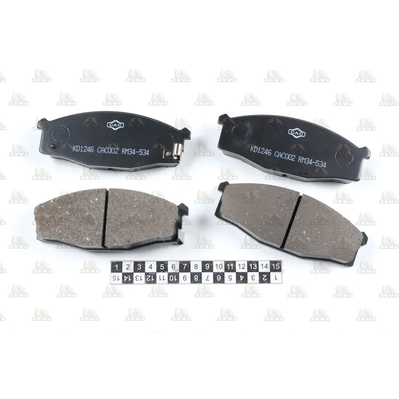 Колодки тормозные дисковые ZEVS PF-2204