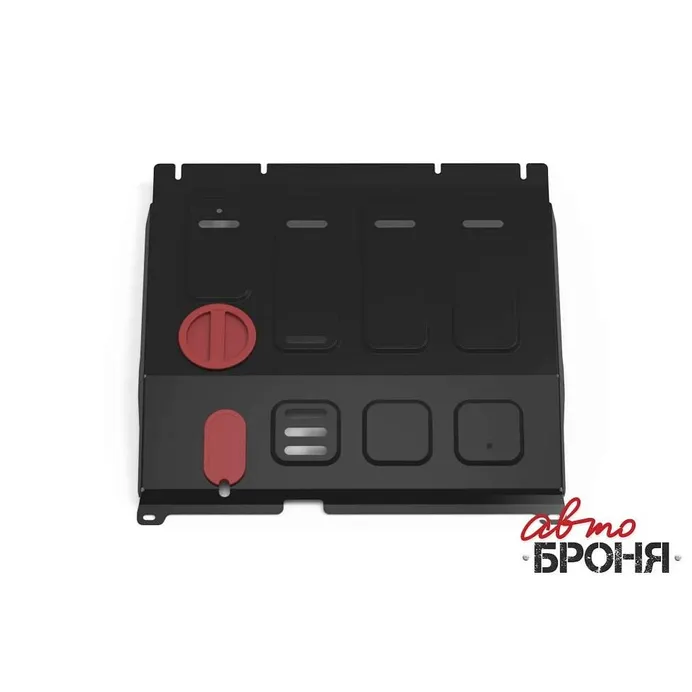 Защита картера + КПП + комплект крепежа, АвтоБРОНЯ, Сталь,Changan Alsvin;2023-;1,5;FWD;РКПП АВТОБРОНЯ 111.08916.1