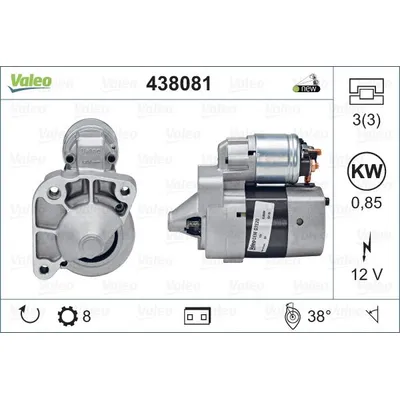 Стартер, новый VALEO 438081