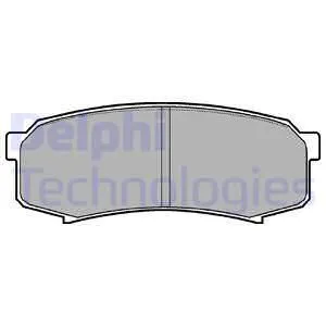 Колодки тормозные задние DELPHI LP963