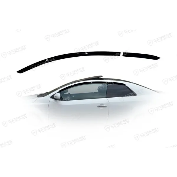 Дефлектора на окна Kia Cerato II Koup 2009-2012 (4 части) деф.окон Cobra Tuning K12509