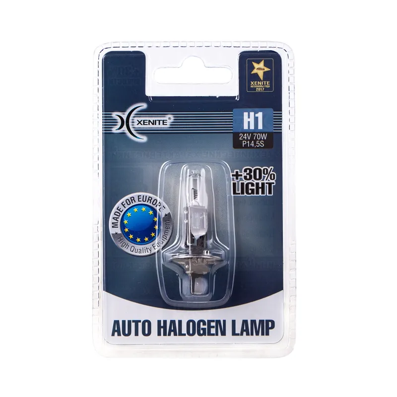 Лампа галогеновая H1 P14,5s 24v 70Ww (1шт) XENITE 1007134