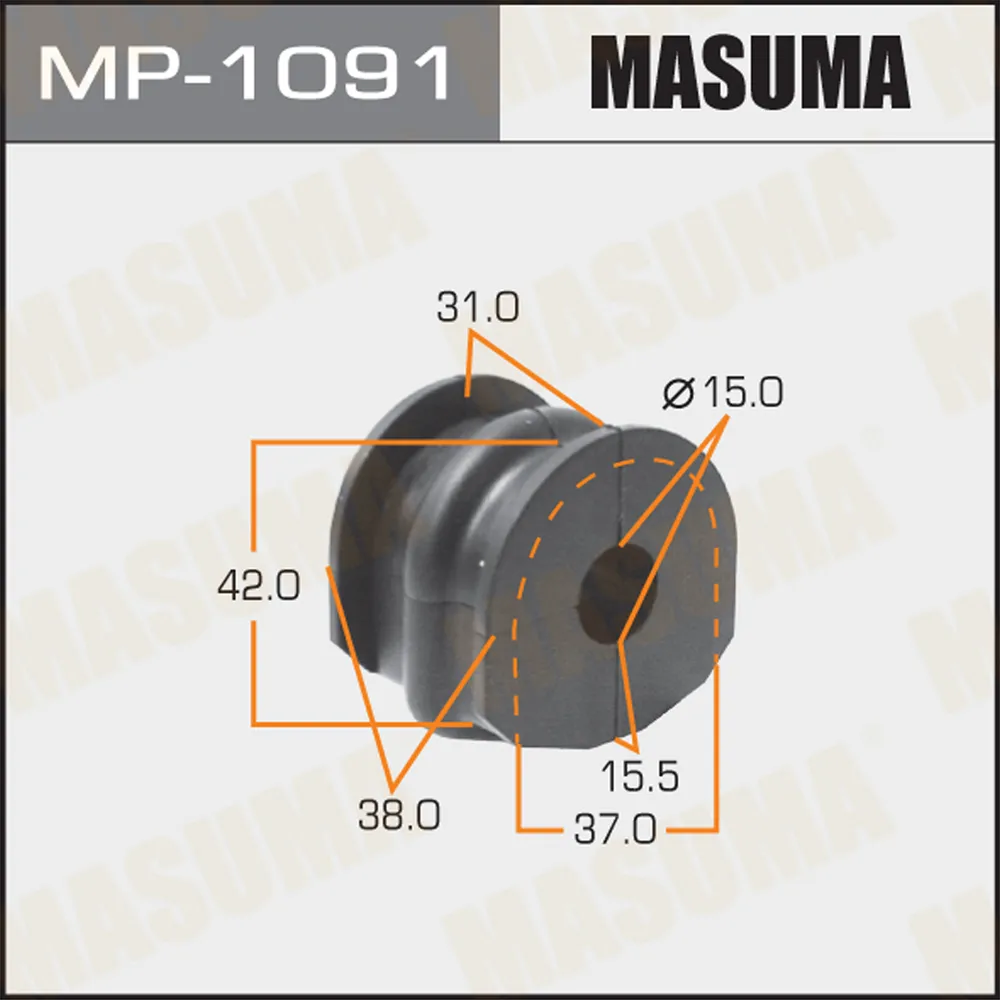 Втулка стабилизатора NISSAN X-TRAIL MASUMA MP-1091