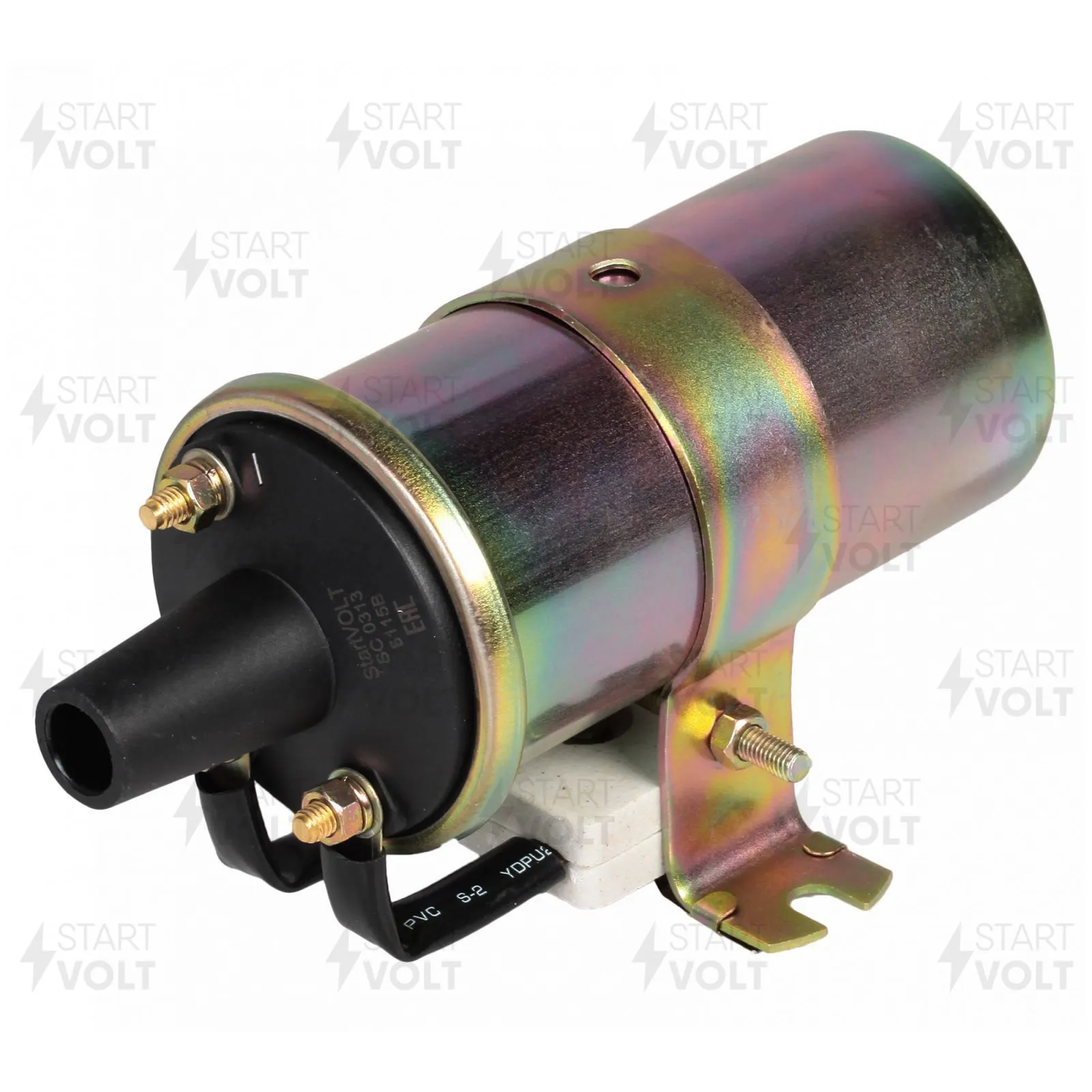 Катушка зажигания для а/м ГАЗ 24/52/УАЗ 452/469 с дв. 402 STARTVOLT SC 0313