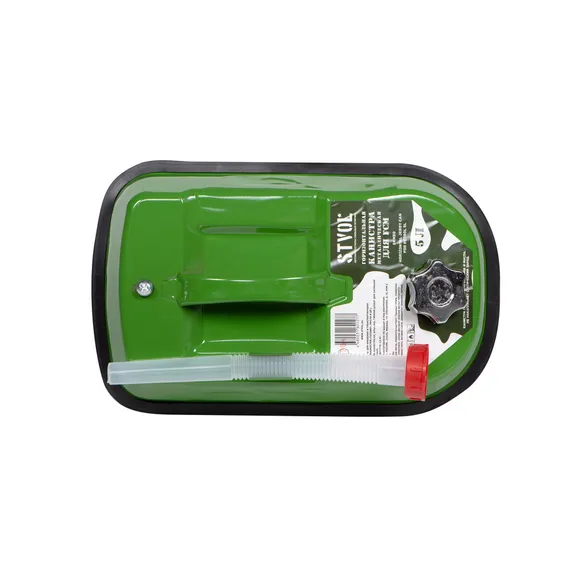 Канистра 5л горизонтальная металлическая STVOL SKM5G