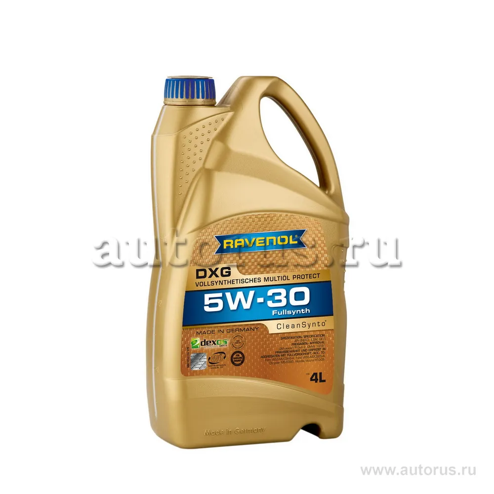Моторное масло RAVENOL DXG SAE 5W-30 (4л) new 1111124-004 (4014835732391)