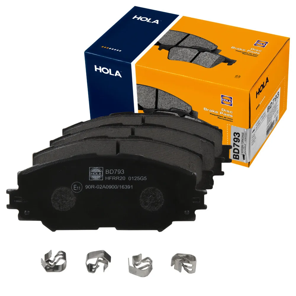 Тормозные колодки дисковые Akebono type, передние HOLA BD793