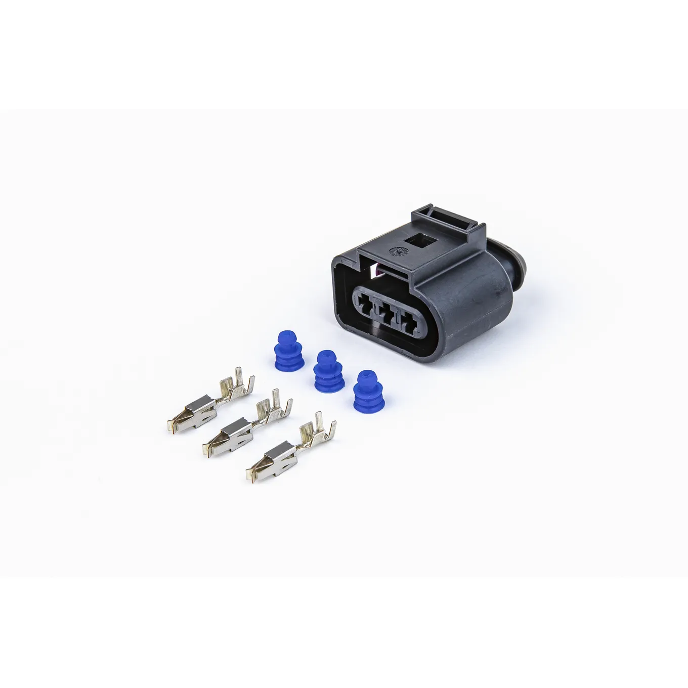 Разъем 1J0973723 (3pin) 3 контакта патрона лампы ДХО для Audi, Lada (ВАЗ), Seat, Skoda, Volkswagen.