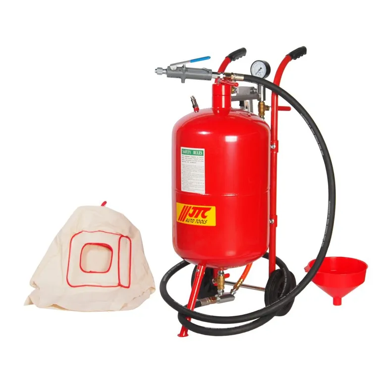 Аппарат пескоструйный 38 литров, шланг 1/2 , 250PSI JTC-5324