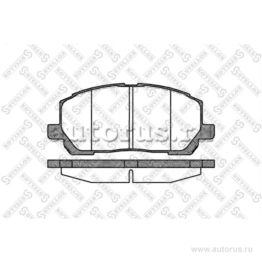 Колодки дисковые п. Lexus RX300 V6 00 STELLOX 866 000-SX