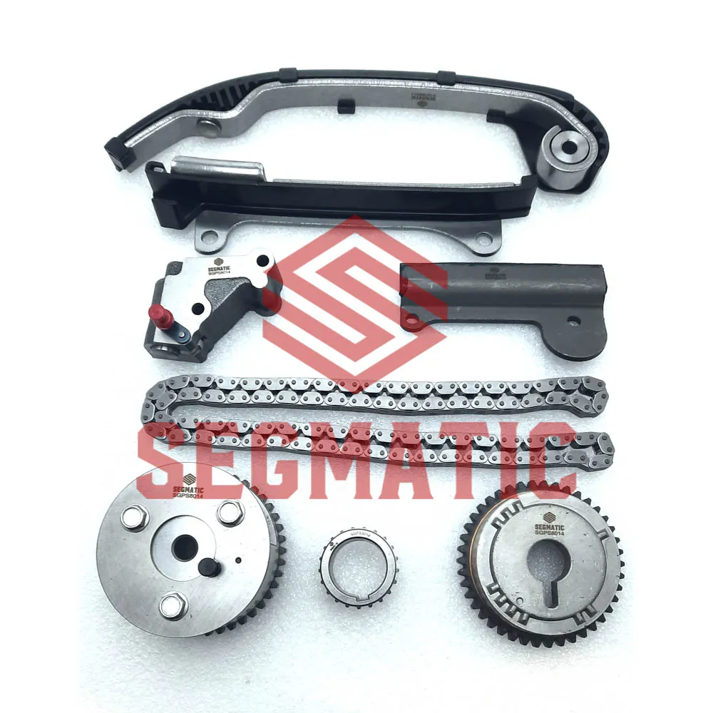 Комплект цепи ГРМ (Цепь-1,Нат-1,Усп-3,Шест-3) Nissan Almera/Primera/Tino 1.5/1.8i 99-06 SEGMATIC SGPS8014