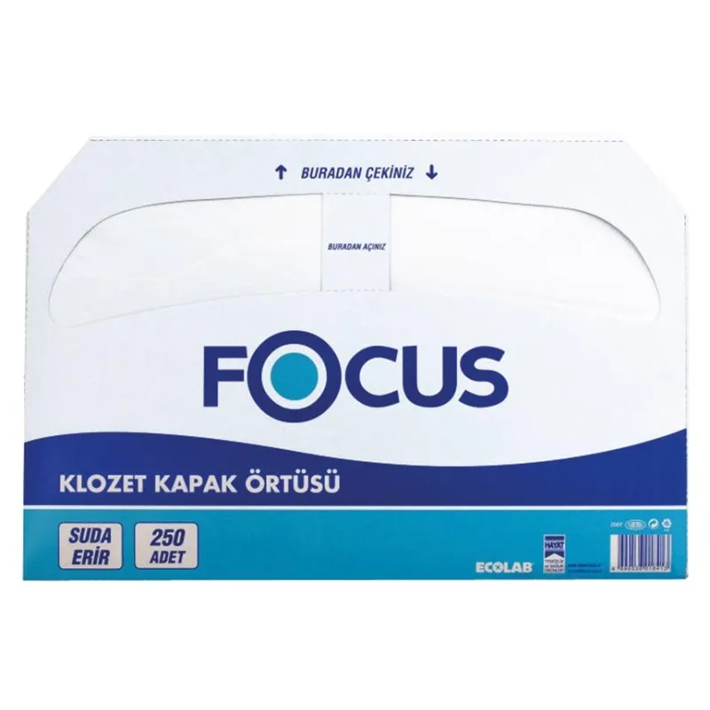 Одноразовые покрытия на унитаз FOCUS 250л/уп 8033648 1586917