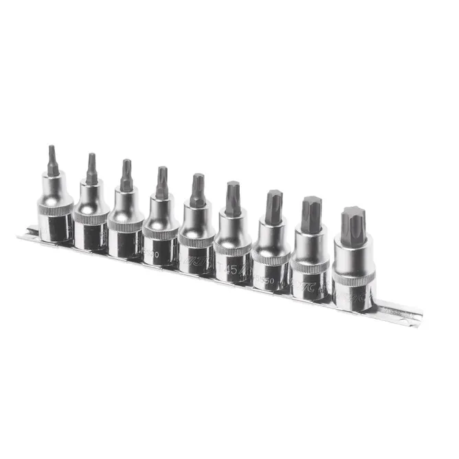 Набор бит-головок 1/2 TORX T20-T60 9 предметов JTC-H409T