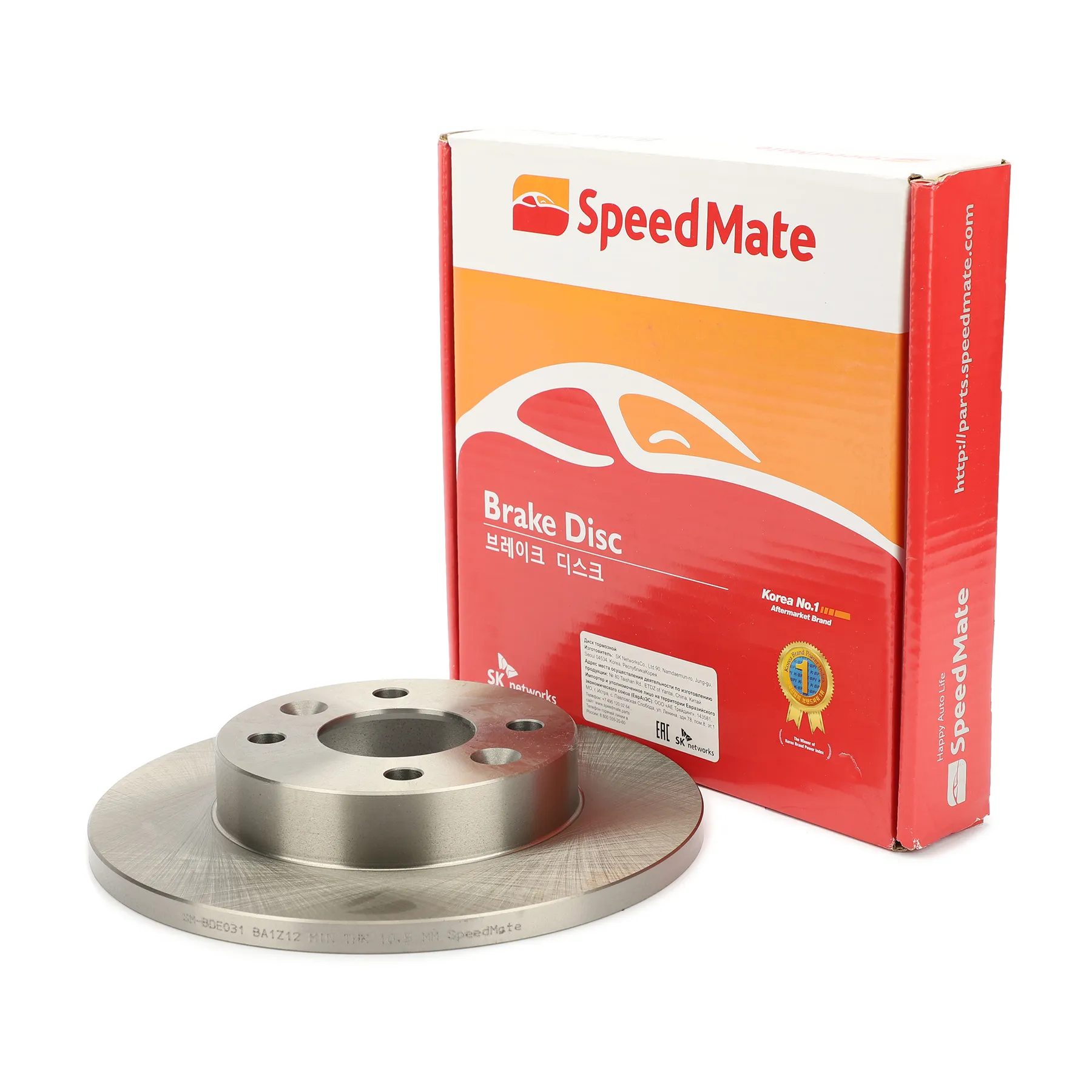 Диск тормозной передний RENAULT LOGAN(LS) (2004-2015 ),SANDERO (BS0) (2009-2014) (238 MM) SPEEDMATE SM-BDE031