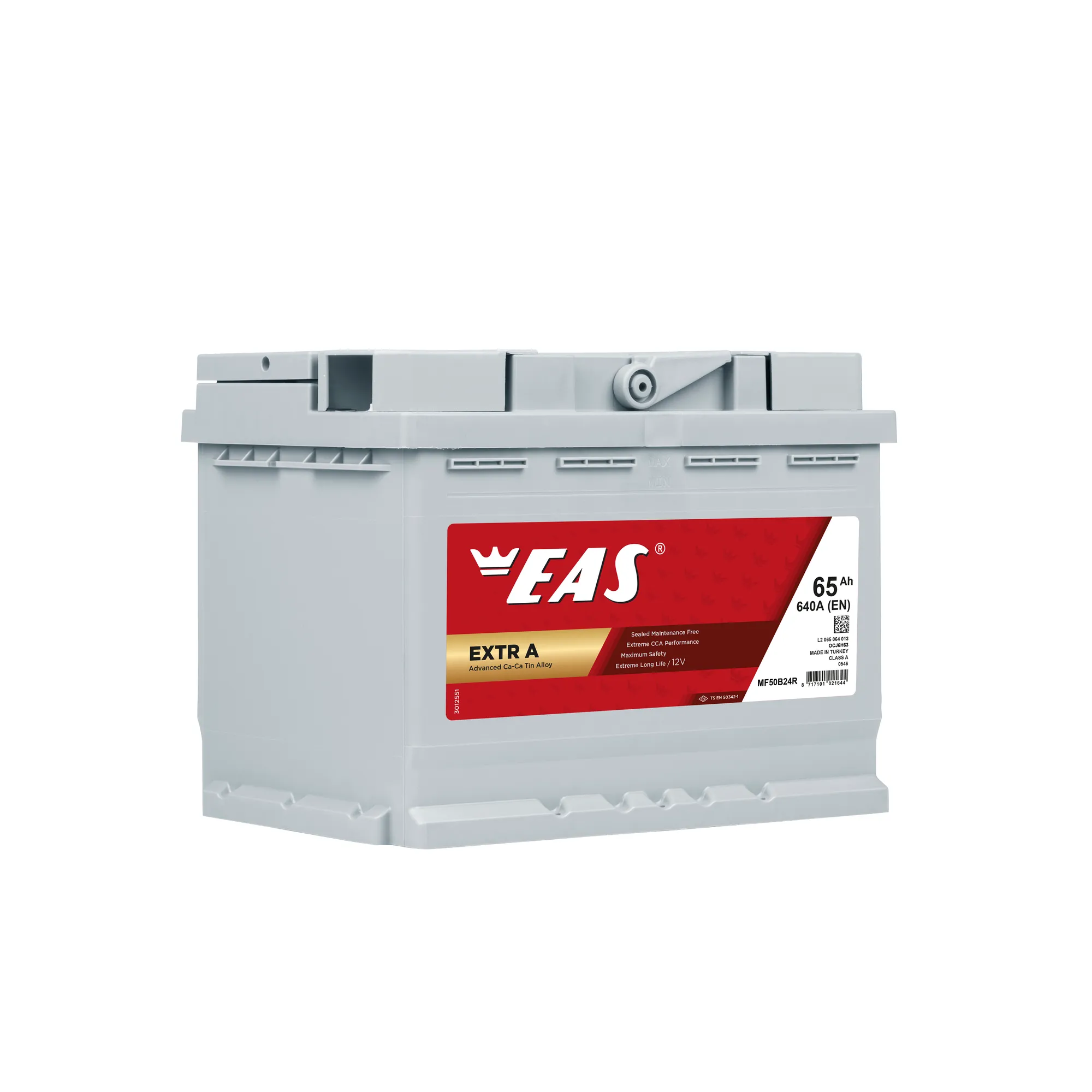 Аккумулятор EAS DIN 65 А/ч Обратная 242x175x190 EN640 А