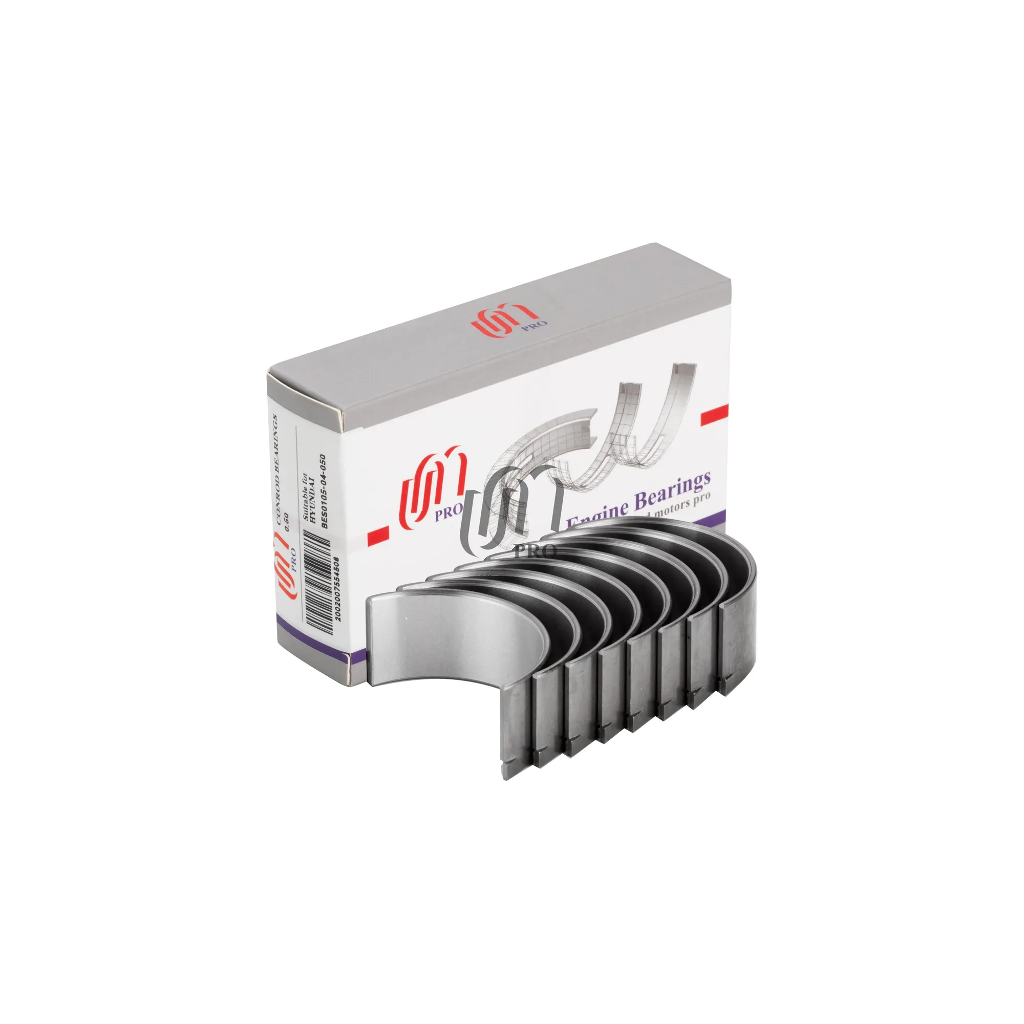 Вкладыши шатунные 0.50, комплект, HYUNDAI 1.8I G4CM (23060-23902) UM UNITED MOTORS UMPRO BES010504050
