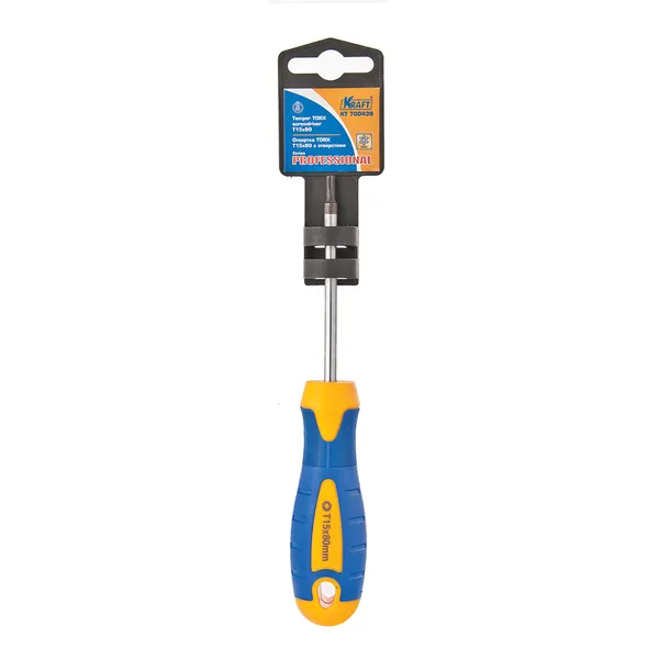 Отвертка TORX Т15*80 KRAFT KT 700439