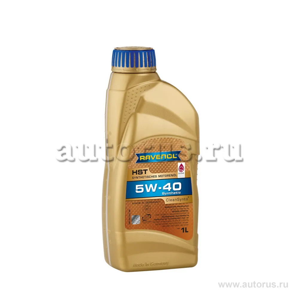 Моторное масло RAVENOL HST SAE 5W-40 (1л) 1111147-001 (4014835856523)