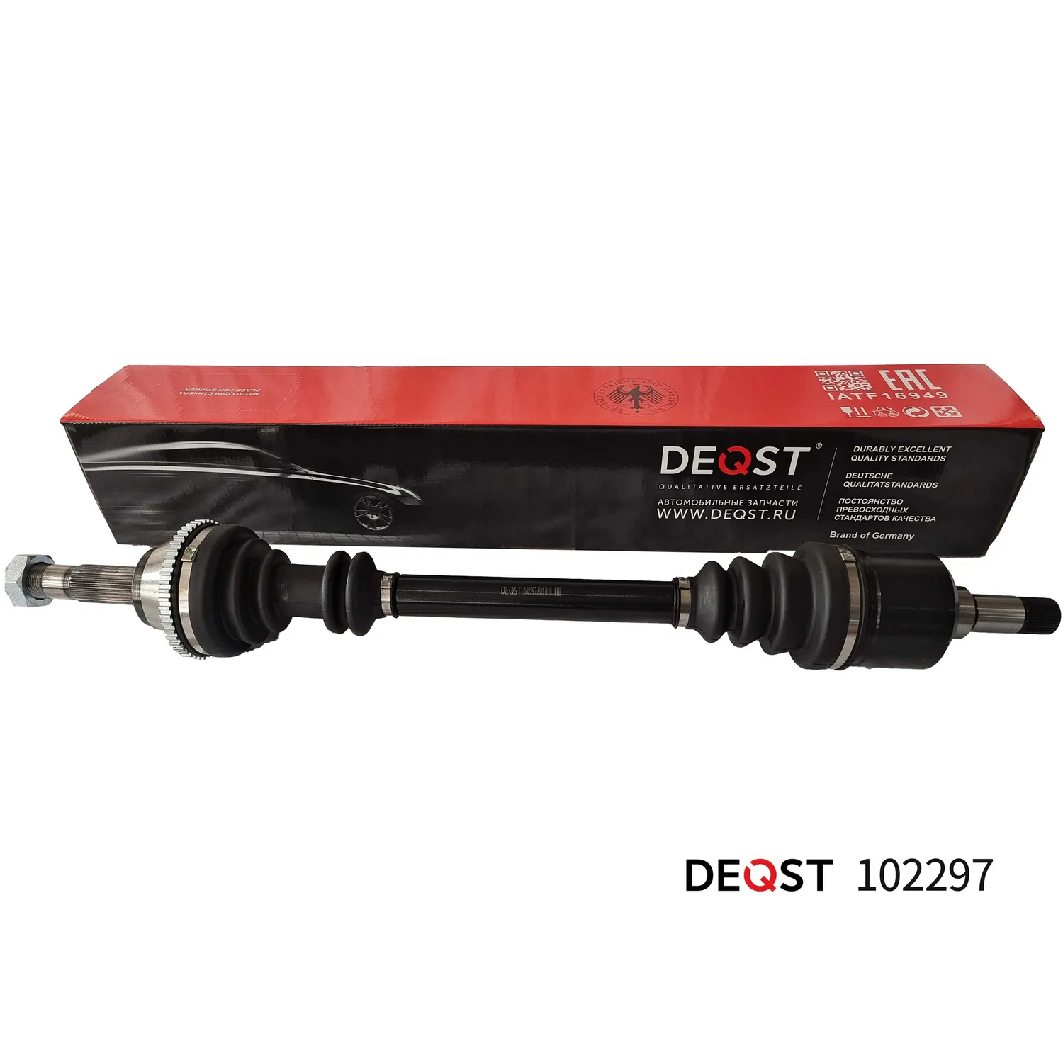 ШРУС. лев. CITROEN JUMPER/FIAT DUCATO/PEUGEOT BOXER 1.9-2.8 9 DEQST 102297