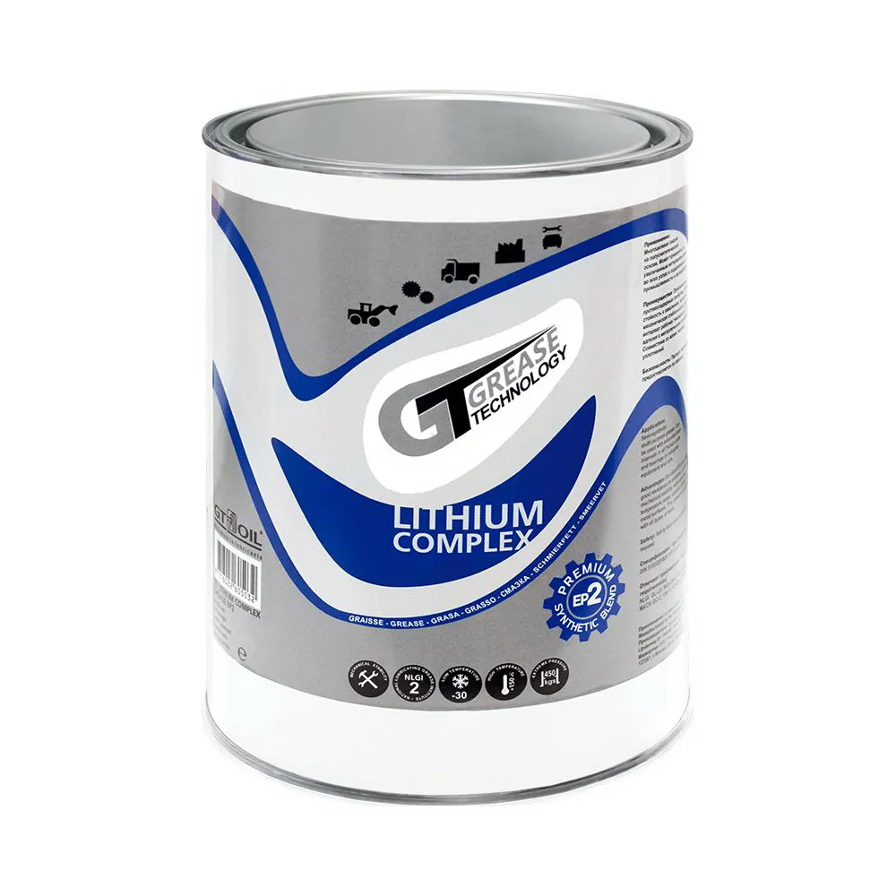 Смазка GT Lithium Complex Grease HT, EP2, 4 кг GT OIL 4640005941944