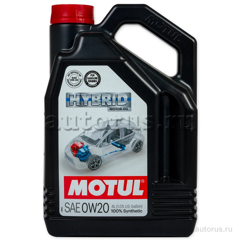 Масло моторное Motul Hybrid 0W-20 синтетическое 4 л 107142
