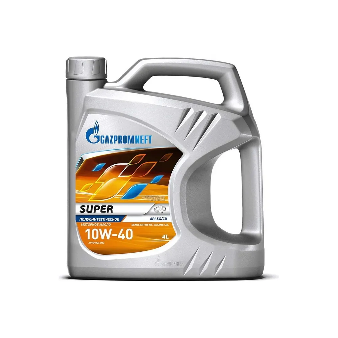 Масло моторное Gazpromneft Super 10W-40 полусинтетическое 4 л 2389901318