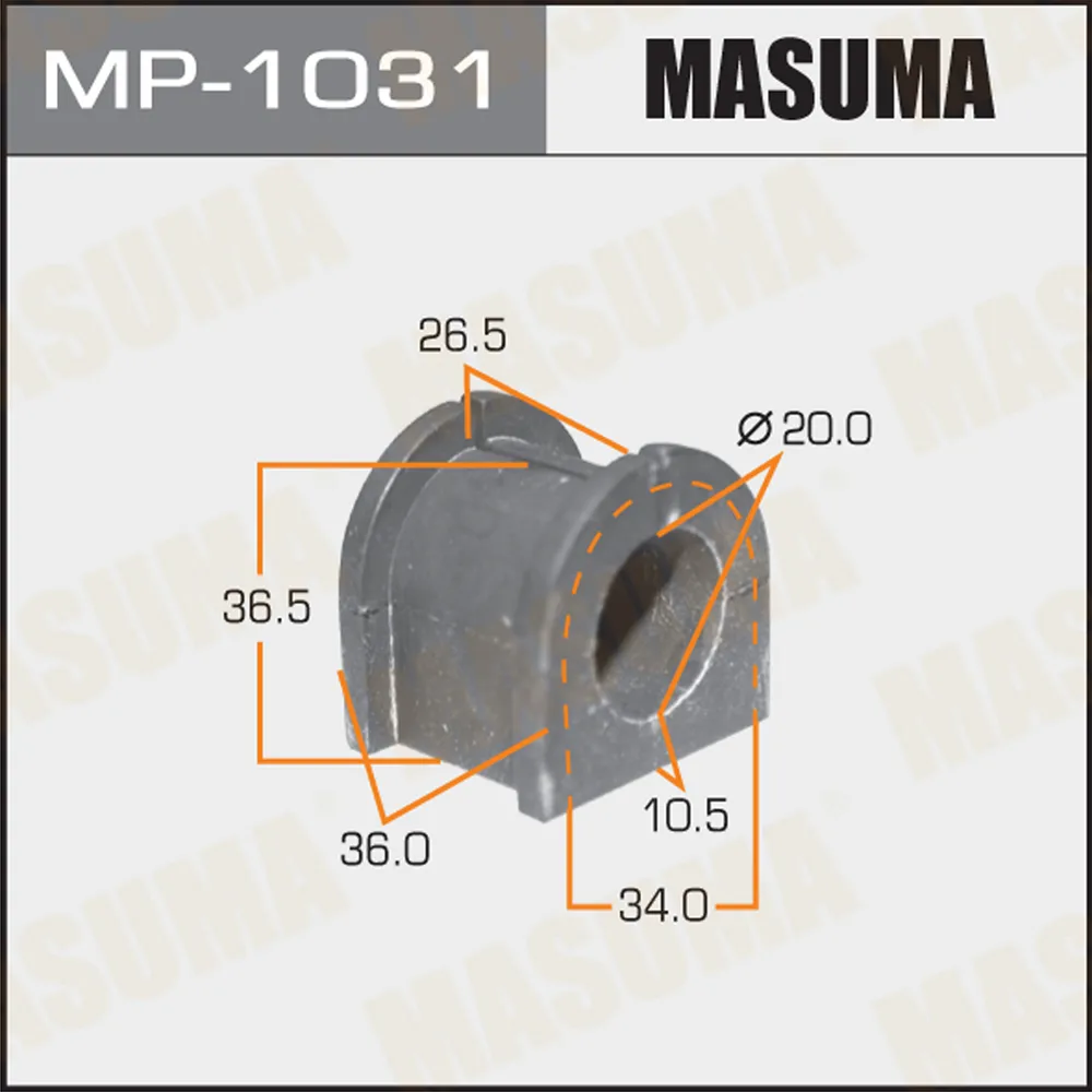 Втулка стабилизатора MITSUBISHI GALANT FORTIS MASUMA MP-1031