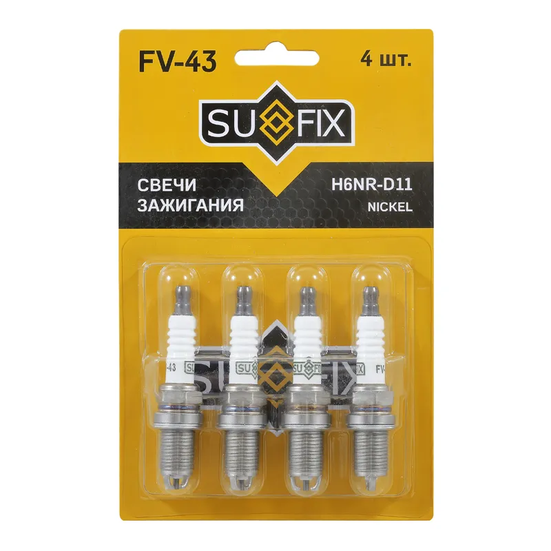 Свеча зажигания H6NR-D11 SUFIX FV-43