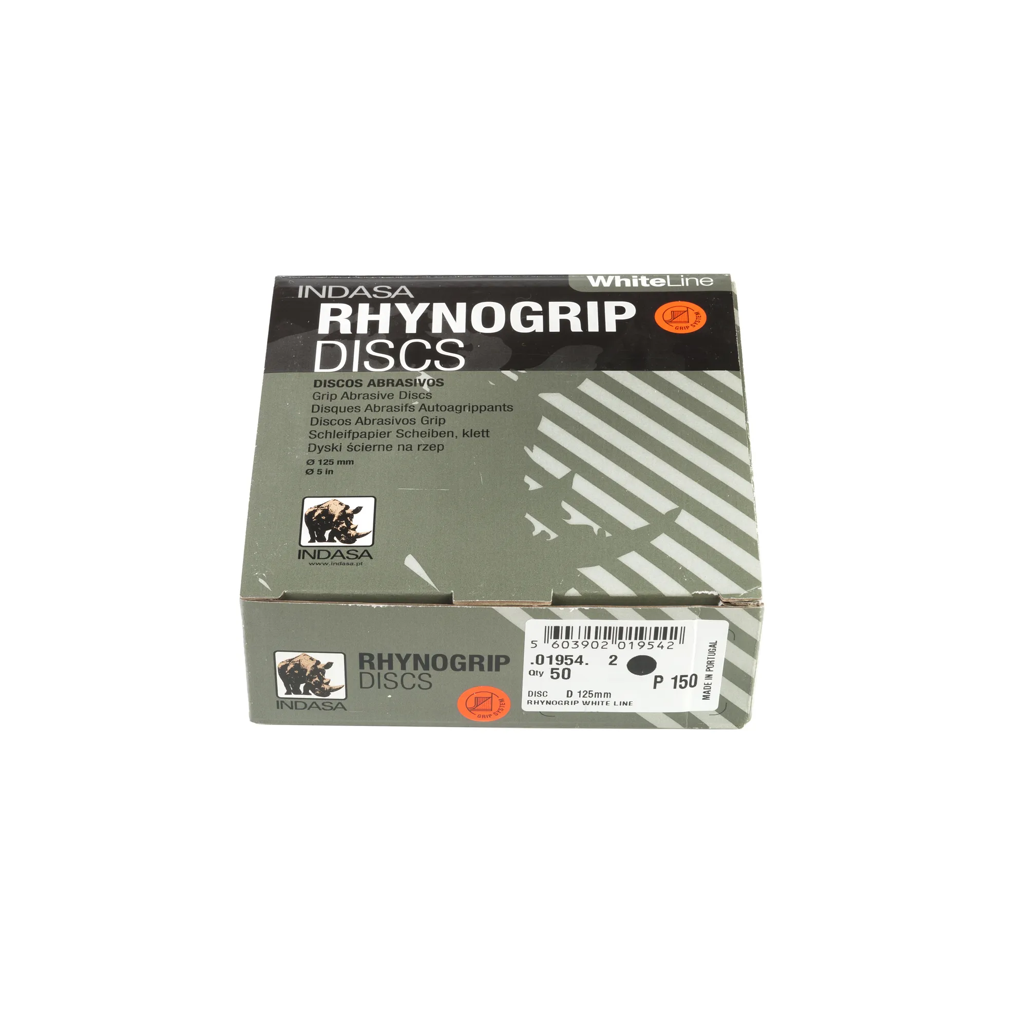 Круг RHYNOGRIP D125мм Р150 (1уп.х50шт) Indasa 01954