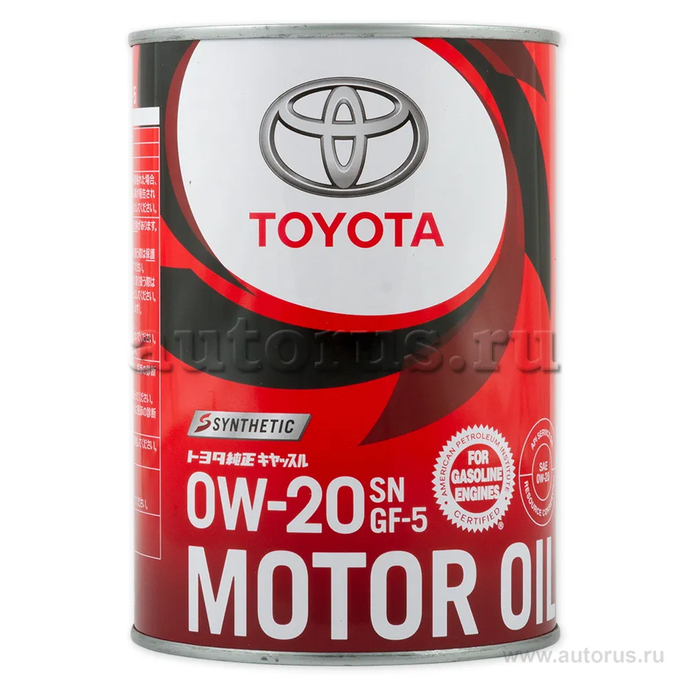 Масло моторное TOYOTA Motor Oil SN/GF-5 0W-20 1 л 08880-12206
