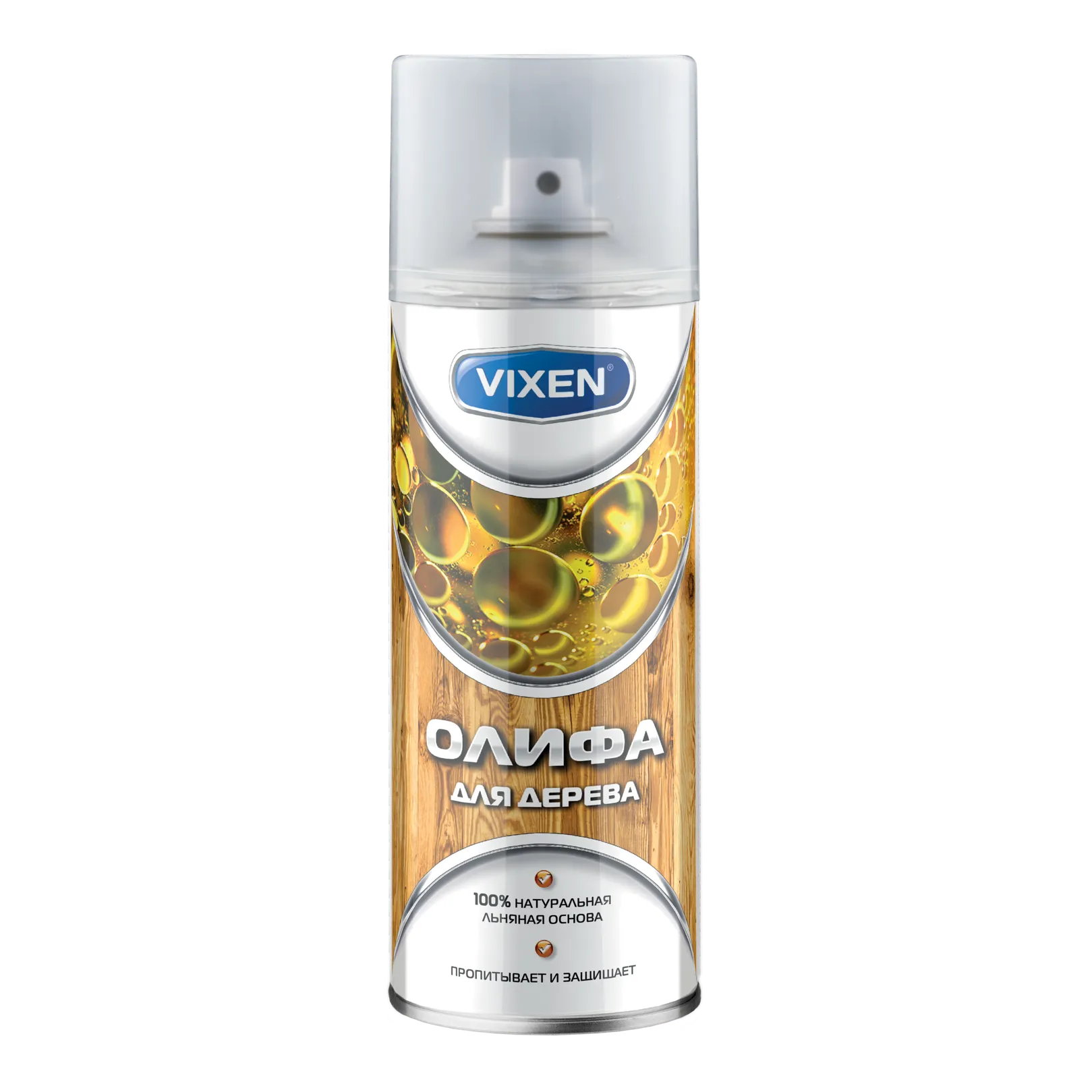 Олифа для дерева, аэрозоль 520 мл VIXEN VX91020