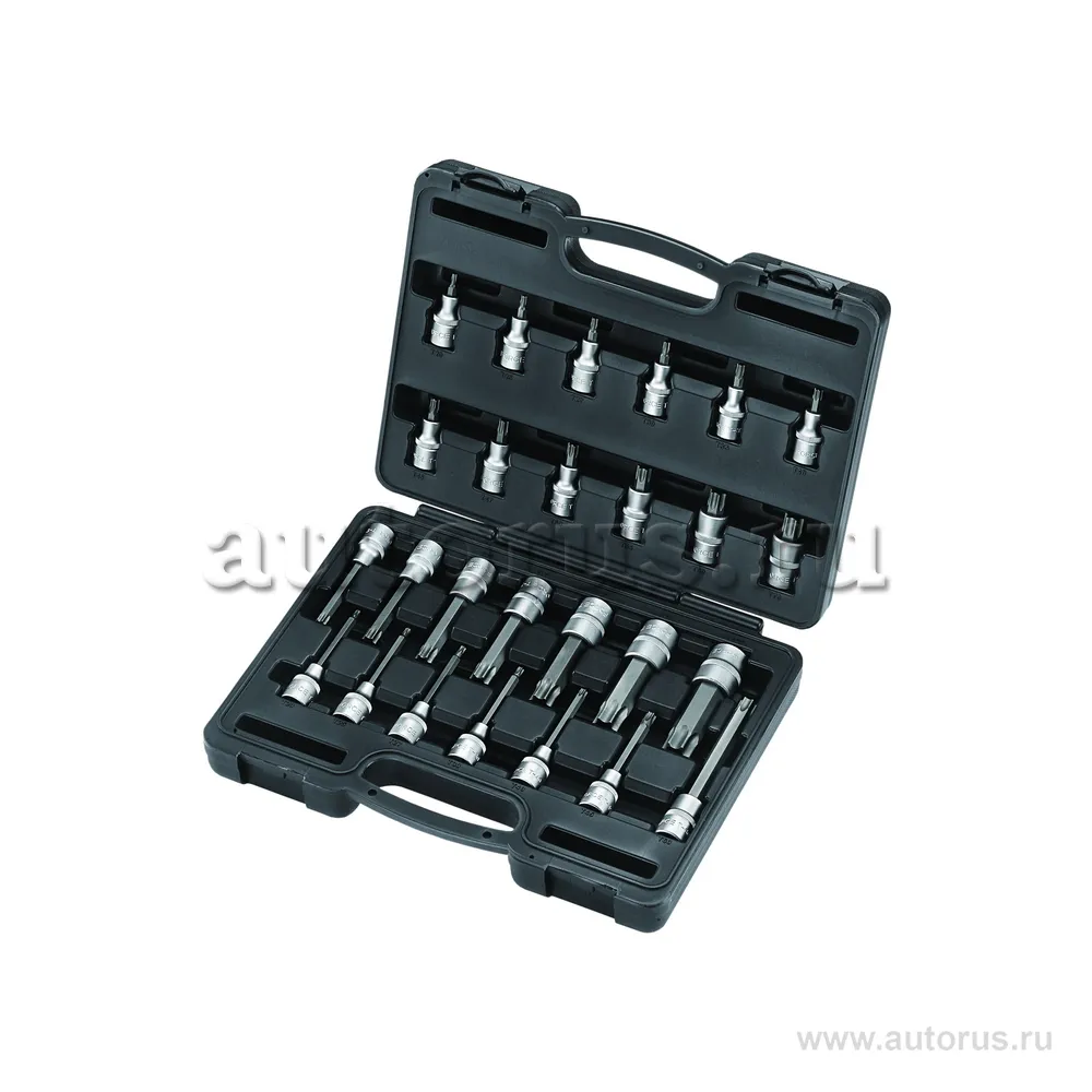 Набор 1/2 Торкс головок-бит Т20-Т100 26пр. FORCE 4263