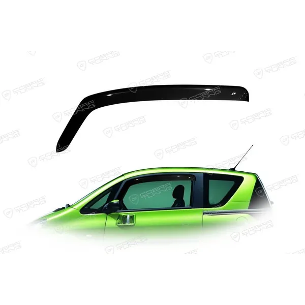 Дефлектора на окна Peugeot 1007 3d 2005-2009EuroStandard деф.окон Cobra Tuning PE12105