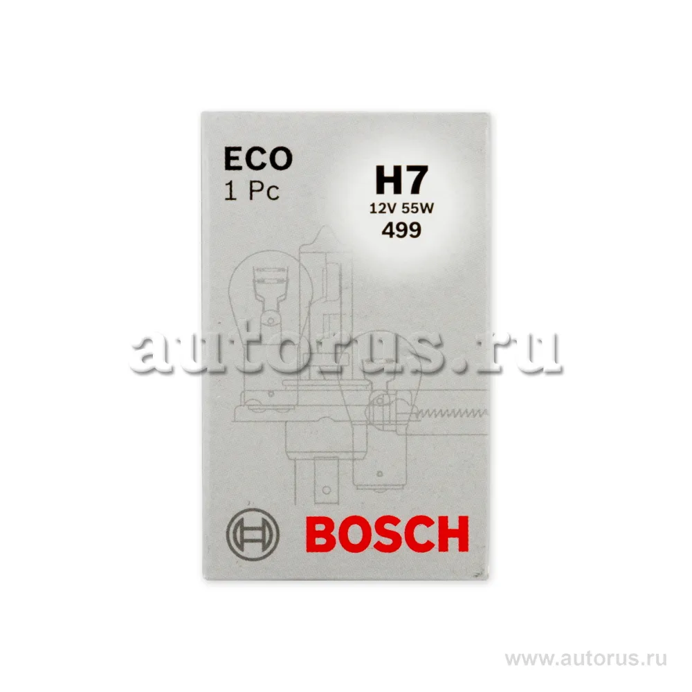Лампа 12V H7 55W PX26d BOSCH ECO 1 шт. картон 1 987 302 804