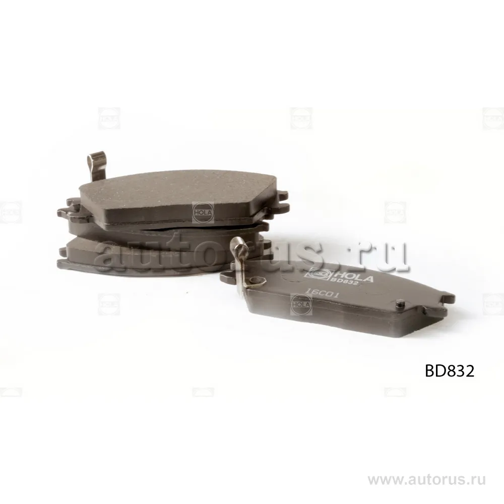 Колодки передние HYUNDAI Accent II (LC),incl TagAZ, Getz (TB), Acce HOLA BD832