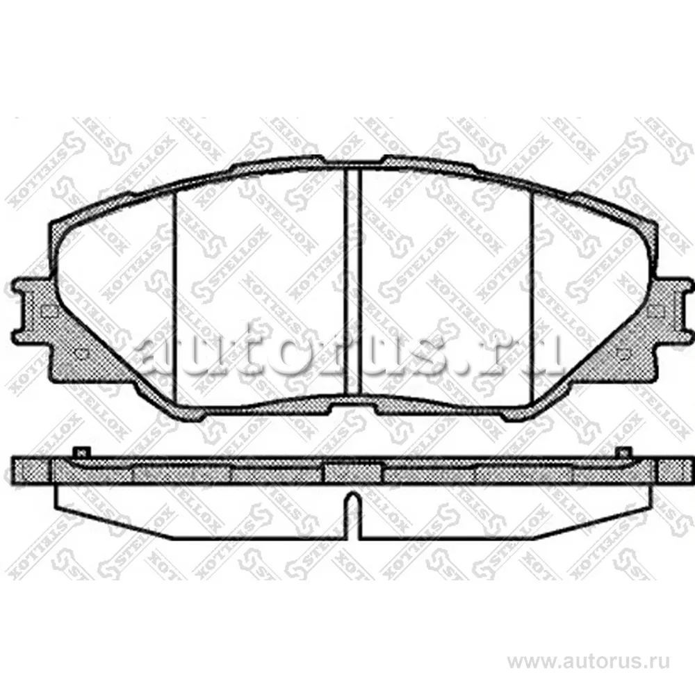 Колодки дисковые п. Toyota RAV IV 2.0 STELLOX 001 095B-SX