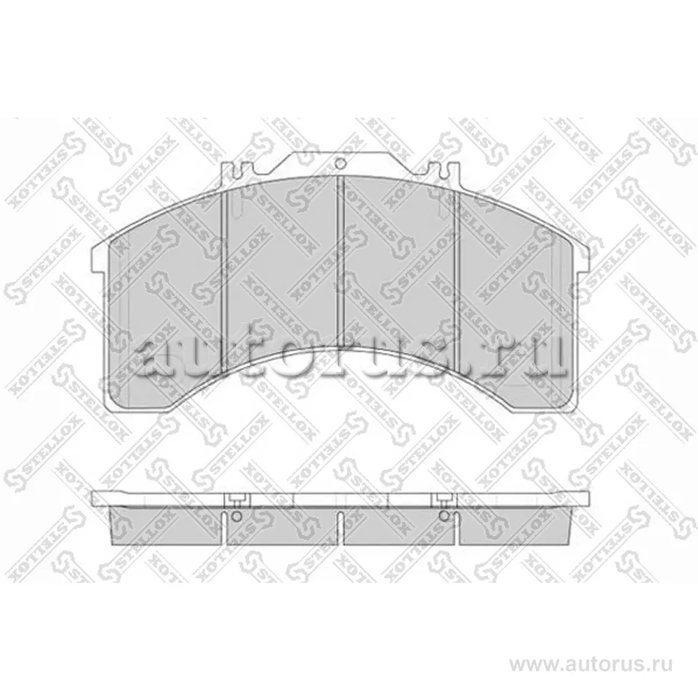 Колодки дисковые 29 011 Iveco STELLOX 8511402_SX