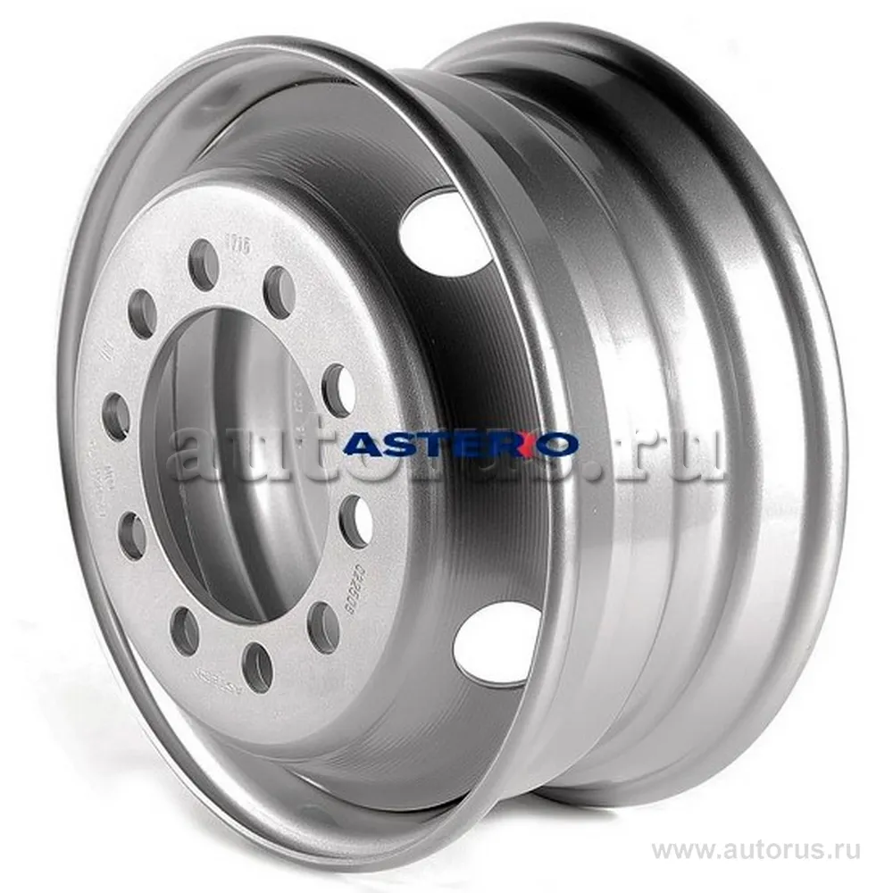 Диск штампованный R17.5 6.75J 10x225/176 ET130 ASTERRO M22 Серебристый 1715