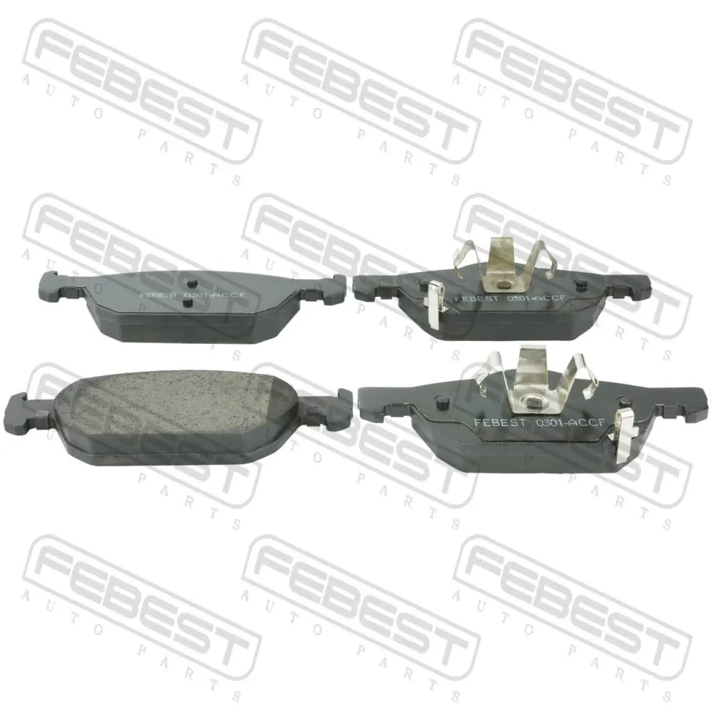 Колодки тормозные передние HONDA CIVIC FK2 2009-2016 [GN] FEBEST 0301-ACCF