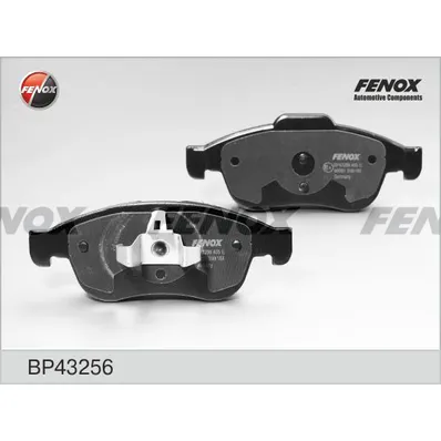 Колодки передние RENAULT Duster/Fluence/Megane III FENOX BP43256