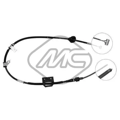 Трос ручника SUZ GRAND VITARA ALL 3DOORS DX-RH Metalcaucho 83350