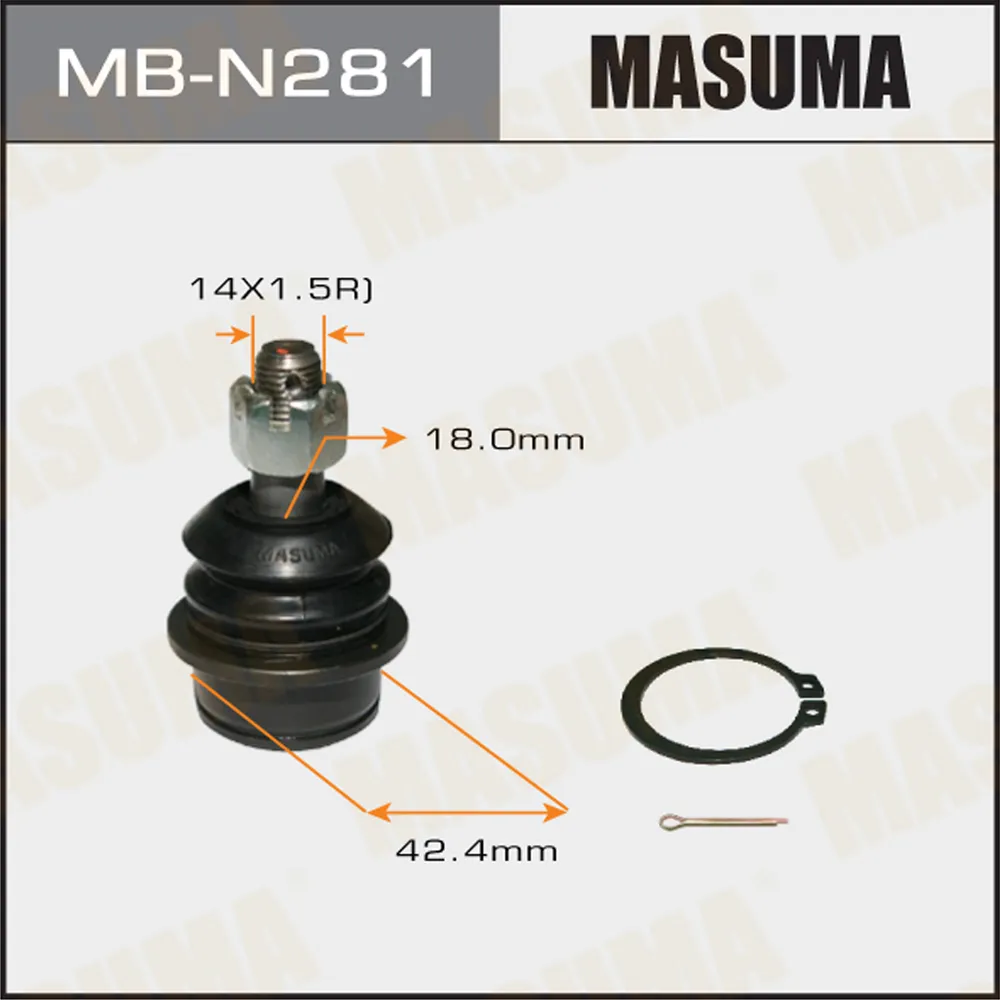 Опора шаровая NISSAN NAVARA MASUMA MB-N281
