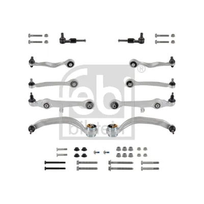 Комплект рычагов подвески AD A4/A6 VW B5 95-02 (с крепежом) FEBI 21500