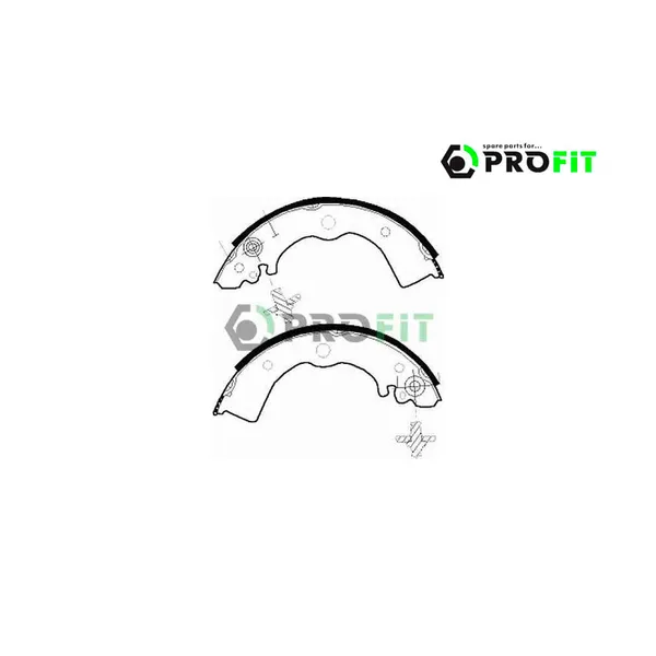 Колодки тормозные бараб._NISSAN ALMERA 95-00, SUNNY (N14) 90-95 REAR