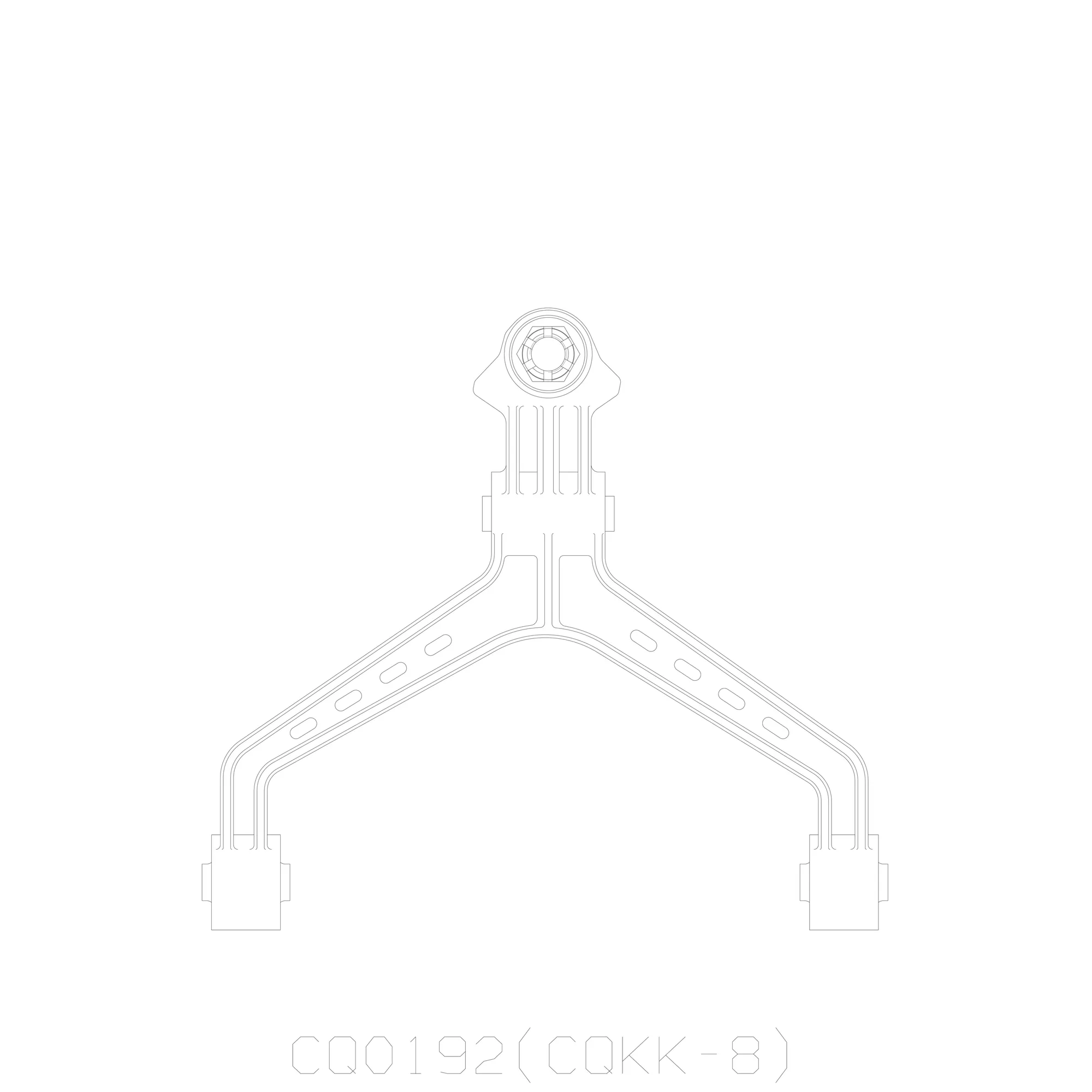 Рычаг подвески KIA Pregio 1995 ~ 2006 CTR CQ0192