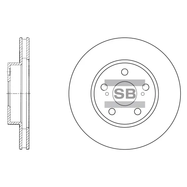 Диск тормозной SANGSIN BRAKE SD4013
