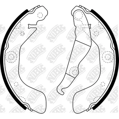 Колод. торм. бар. NIBK FN0727 NIBK FN0727