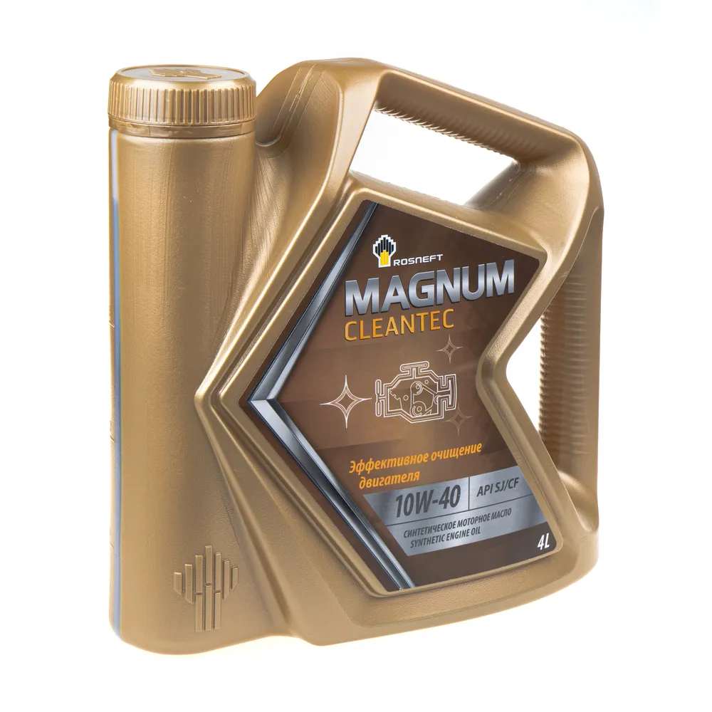 Масло моторное Rosneft Magnum Cleantec 10W-40 синтетическое 4 л 40810042
